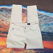 Ag ADRIANO GOLDSCHMIED - off white jeans size 27r