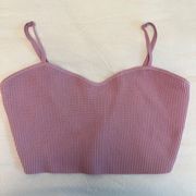 Cropped Pink Top