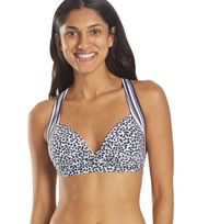 La Blanca Women's Apulia Mix Banded Push Up Bra Bikini Top Size. 16