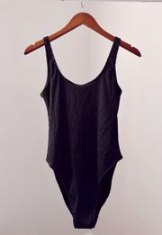 NWOT  One Piece Swimsuit Black