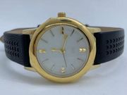 Stella & dot ladies 28mm Quartz analog gold tone watch MOP dial runs