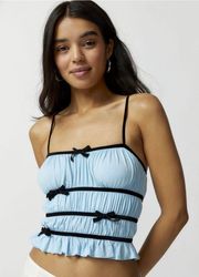 Bianca Bow Cami NWT Size S - Blue