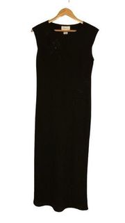 Rena Roan black embroidered maxi size 10