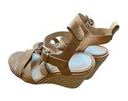 Pour La Victoire Wedge Heel Sandals Size 8