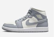 Nike Air Jordan 1 Mid Women’s Sail/Stealth White