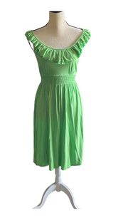 So cute, green summer dress