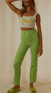 NWT✨Lime Wave Electric Avenue Denim Pants