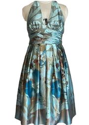 Adrian Papel 100% silk dress