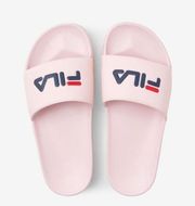 Fila pastel pink slip on slide sandals Drifter