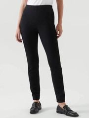 Cos Slim Fit Side Zip Legging Trousers Black Womens Small Color: Black Size: S