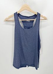 HEAD Top Women XS NWT Blue Medieval Heather Cassandra Keyhole Racerback Tank