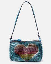 NWT  London Party Pochette Purse - Blue Rainbow