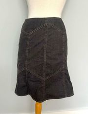 Bandolino Dark Gray Stretchy Petite Pencil Skirt Size 4P