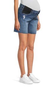 NWT Time and Tru Women's Maternity Denim Bermuda Shorts size: XXL (20)