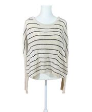 Urban Outfitters  crew neck slouch crop women’s stripe knit sweater size medium