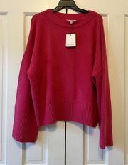 NWT Gibson & Latimer Pink Wool Blend Sweater