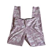 STRUT THIS Baby Pink Camo Full Length High Waisted Leggings