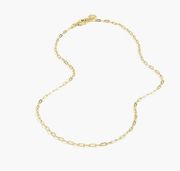 J.Crew Demi-fine 14k gold-plated short chain Necklace