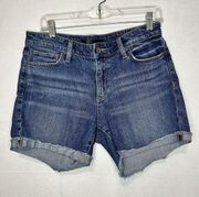 Joe’s Jeans Womens Medium Wash Cutoff Jean Shorts Size 29 (29x5) Stretch