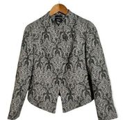 Doncaster Collection Blazer Mohair Black and Gray 4