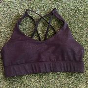 Zyia Active Black Paisley Sports Bra XXL