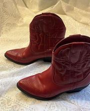 Women's Soda Red Cowboy Boots Size 6