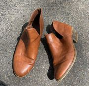 Tan Leather Ankle Boots