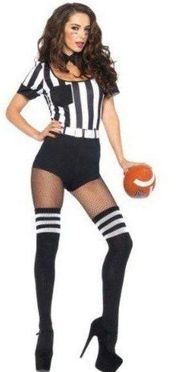 WOMENS NO RULES REFEREE COSTUME