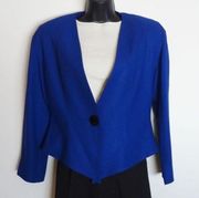 Jacqueline Ferrar Royal Blue Blazer Size Small