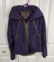 Kuhl Flight jacket purple fleece size large