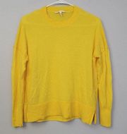 Maje Yellow Oversize Cashmere Sweater