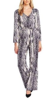 Vince Camuto Snakeskin-Print Wide-Leg Jumpsuit 8