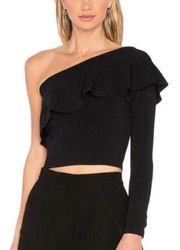 One Shoulder Ruffle Top