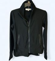 Derek Lam IOC x Athleta designer activewear full zip black jacket ladies XS