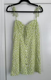 Princess Polly Green Floral Dress