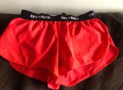 IVY PARK Athletic Shorts XS Orange Color With Black Built In Underwear