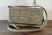 Anthropologie Olive Green Leather Convertible Crossbody/Clutch Purse