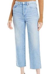 BLANKNYC Women’s The Baxter straight leg Lightwash cropped jean size 26