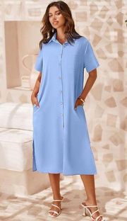 Zeagoo shirt dress NWT