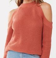 Knit Cold shoulder sweater