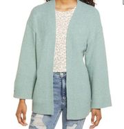 BP Cardigan Sweater XS Duster Robin Egg Blue Green Long Sleeve Casual Soft Top