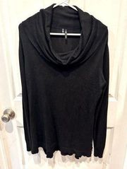 Maurices Black Cowl Neck Long Sleeve Sweater size Large