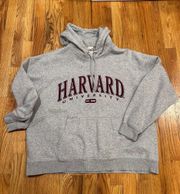 Gray harvard  hoodie