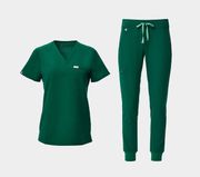 Hunter Green Scrub Set