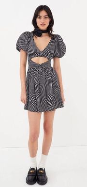 For Love And Lemons Anya Puff Sleeve Mini Dress