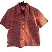 Pre Owned Women’s Christopher & Banks Short Sleeve Button Up Shirt Size S