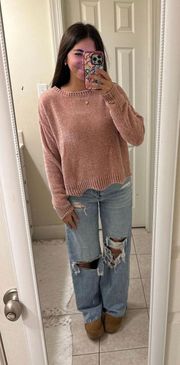 Pink Soft Sweater 