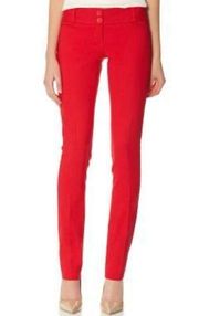 The Limited Exact Stretch Red Straight Leg Pants Size 4