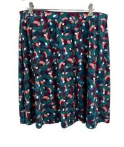 Leota Women's Wrinkle Free Elastic Waist Pull-On Skirt Size XL New