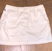 Ralph Lauren White Jean Skirt